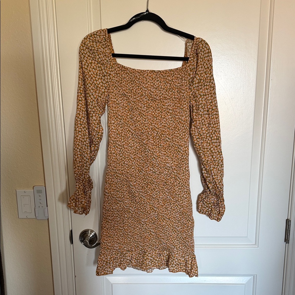 Pink Blush Maternity Bodycon Yellow Floral Dress NEVER WORN